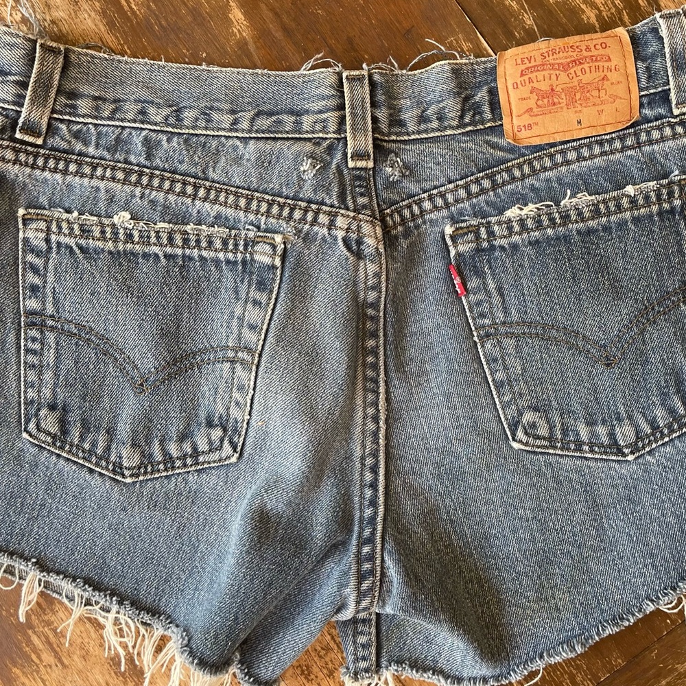 Levi's 518 Cut Off Denim Shorts 11 Junior